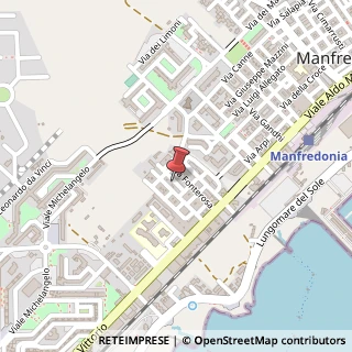 Mappa Via Versentino, 13, 71043 Manfredonia, Foggia (Puglia)