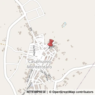 Mappa Via s. severo 4, 71033 Casalnuovo Monterotaro, Foggia (Puglia)