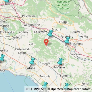 Mappa SS 609 km 16.811 dir. Nord-Ovest, 00030 Carpineto Romano RM (35.56667)