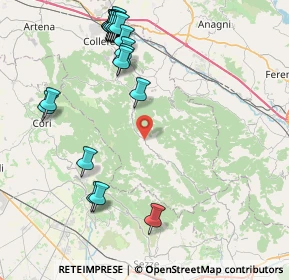 Mappa SS 609 km 16.811 dir. Nord-Ovest, 00030 Montelanico RM, Italia (10.409)