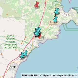 Mappa Via Teti, 96100 Siracusa SR, Italia (3.344)