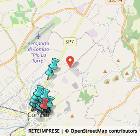 Mappa Contrada Canicarao Snc Zona Artigianale, 97013 Comiso RG, Italia (3.153)