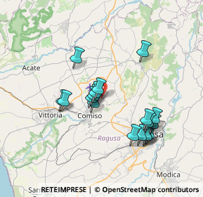 Mappa Contrada Canicarao Snc Zona Artigianale, 97013 Comiso RG, Italia (7.56444)